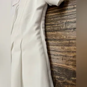 Line & Dot white dress with puffy sleeves thumbnail 4