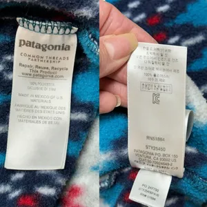 Patagonia Synchilla Fleece Snap-T Pullover Forest Carpet Deep Sea Blue Small thumbnail 13