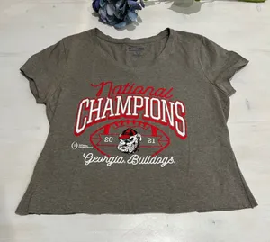 Champion Georgia Bulldogs National Champions T-Shirt Graphic Tee‎ Small thumbnail 1