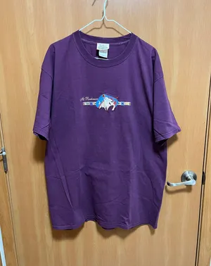 Vintage Mount Rushmore Oversized Tee Purple Size XL thumbnail 1