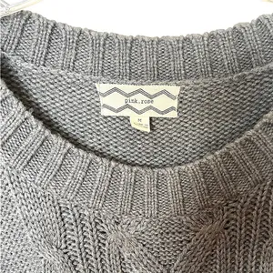 Pink Rose‎ Gray Cable Knit Sweater Dress Size Medium Fall Winter Cozy EUC thumbnail 3