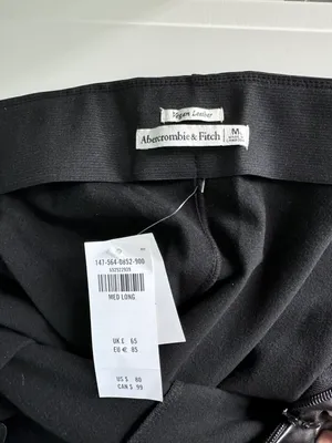 Abercrombie Split Hem Vegan Leather Slim Flare Pants thumbnail 4