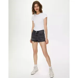✨Levi’s 501 Cut Off Sz 27 Shorts Trashed Black Jeans Distressed✨ thumbnail 3