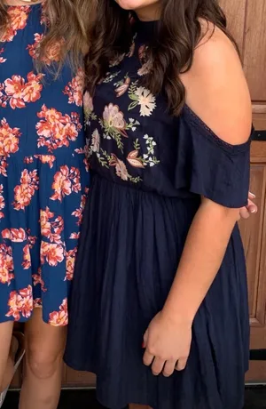 Floral Fit And Flare Dress thumbnail 2
