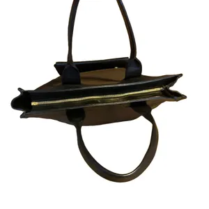 Chloé FRONT POCKET TOTE BAG IN BROWN & BLACK LEATHER W/DETACHABLE POUCH thumbnail 7