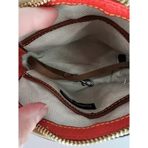 Dooney & Bourke Red Pebbled Leather Mini Crossbody Bag thumbnail 13