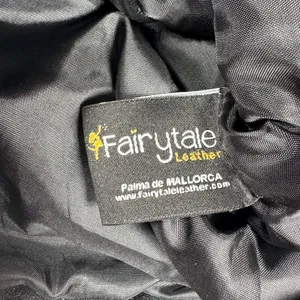 Fairytale‎ Leather Mallorca Genuine Leather Black Jacket. Size M. thumbnail 13