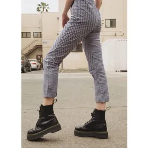 John Galt X Brandy Melville High Rise Gingham Tilden Ankle Cropped Pants Size S thumbnail 3