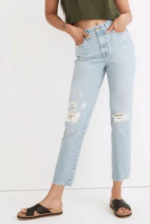 Madewell The Perfect Vintage Jean Light Denim‎ Distressed 24 thumbnail 1