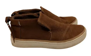TOMS Paxton‎ Travel Lite Brown Suede Slip On Sneaker Boots Womens 7.5 10012383 thumbnail 1