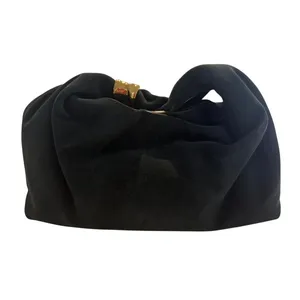 Madewell Suede Hand Held Ring Pouch in Midnight Forest thumbnail 2