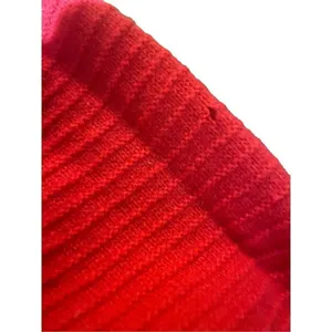 J. Crew 100% wool womens‎ red sweater with zip up sides size XS *flawed* thumbnail 6