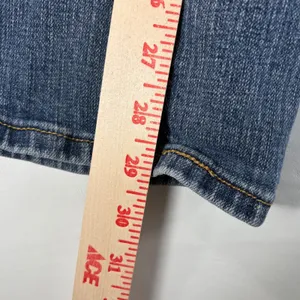 Levis 529 Curvy Boot Cut Jeans Womens 14 Short Medium Wash Denim Blue Stretch thumbnail 4
