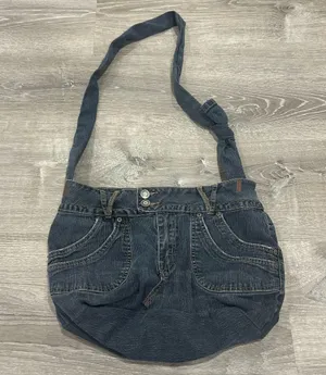 Y2K Denim Jean Purse Blue thumbnail 1