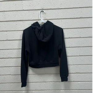 Brandy Melville John Galt Black CRYSTAL HOODIE one size thumbnail 5