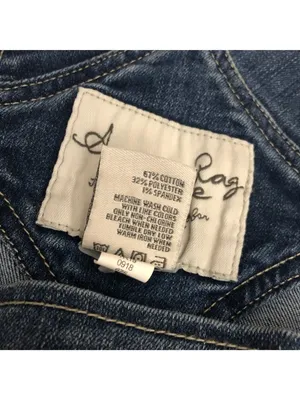 American Rag Women Overalls Denim Blue Skinny Distressed Stretch Size 3 thumbnail 4