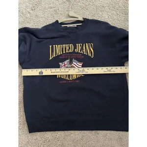 Vintage 90s Limited Jeans Worldwide Crewneck Sweatshirt Size Small thumbnail 7