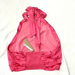 Do + Be halter satin blouse thumbnail 4