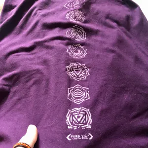Chakra Open Back Top Purple Size M thumbnail 5
