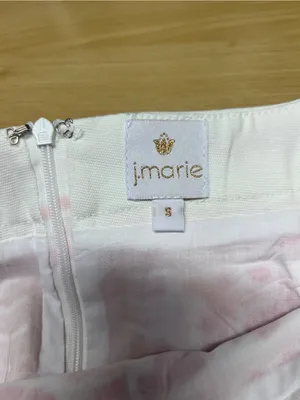 J.Marie Marina Embroidered Floral Mini Skirt Pink Orange White Size S thumbnail 11