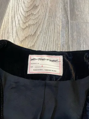 NWT Free People We The Free Velvet Libby Vest thumbnail 4