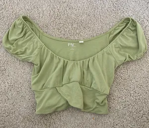 PacSun Like Green Crop Top thumbnail 1