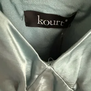Few Moda kourt Jules Satin Mini Slip Dress - Size S‎ - Turquoise - NWT thumbnail 6