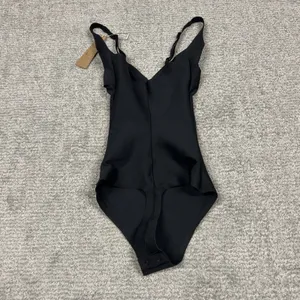 Skims Unlined Plunge Thong Bodysuit Womens XS Onyx Black New Adjustable Straps thumbnail 5