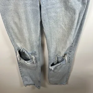 Abercrombie & fitch the dad high rise jeans Women's 27x30 Distressed‎ Grunge thumbnail 4