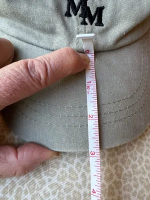 MM Embroidered Baseball Cap Light Olive Green by ADAMS thumbnail 10