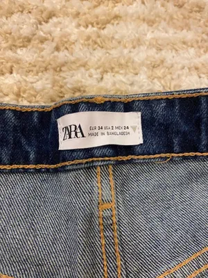 ZARA High Waisted Denim Shorts thumbnail 4