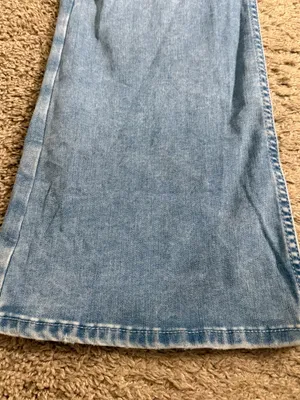 Aerie Light Wash Soft Vintage Edge Flare Jeans with Elastic Waist Back - size XL thumbnail 3