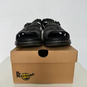 2014 Dr. Martens Carolyn 15699001 Black Leather Fisherman Sandals US 8 Box thumbnail 6