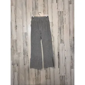 JoyLab Target Heather Grey Wide Leg Side Split Drawstring Sweatpants Women's XS thumbnail 2