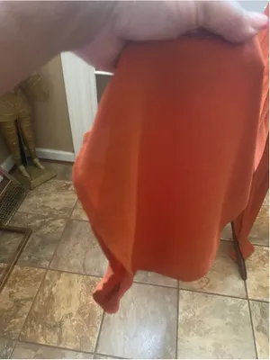 Women's Blashe Orange Lace Jumpsuit Size XL thumbnail 5