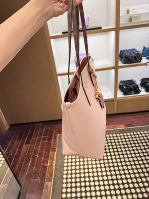 NWT Coach City Tote Bag With Shell Charm CBH78, Cream/Tan thumbnail 5