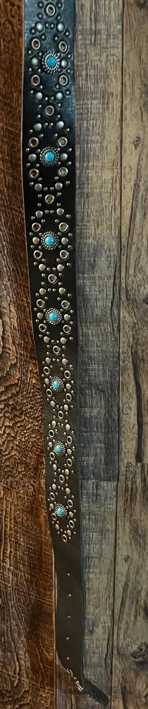 Belt with stones 40 length x 1.5 wide thumbnail 4