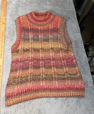 Evereve knit tank top sweater colorful small thumbnail 1