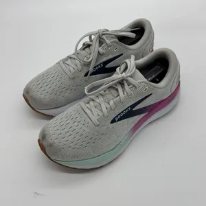 Brooks Ghost 16 Womens Running Shoes Grey Pink Mint Size 8.5 thumbnail 9