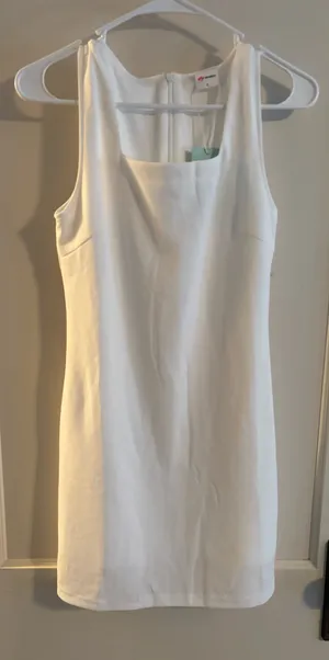 White Amazon Mini Dress thumbnail 1