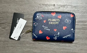 Peanuts snoopy small mini coin wallet clutch thumbnail 1