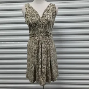 Banana Republic Womens Dress Size 8 Leopard Print Career Going Out Minimalist thumbnail 3