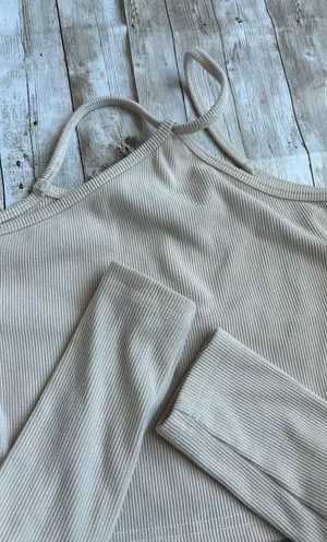 ASOS Off The Shoulder Long Sleeve Crop Top thumbnail 2