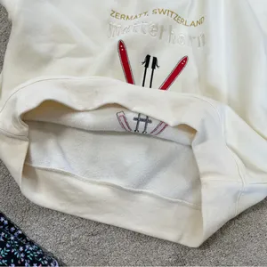 bohme Women’s Embroidered Sweatshirt Metterhorn Longsleeve Crew Neck in Beige XS thumbnail 12