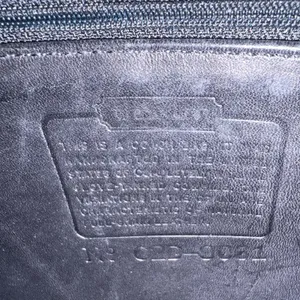 Coach‎ Ramblers Legacy Crossbody Bag Black Leather Vintage Turnlock 9061 USA thumbnail 15