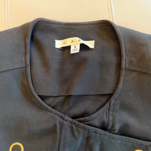 Cabi Black Asymmetrical Moto Jacket S Structured Zip Front‎ Ponte Stretch Career thumbnail 3