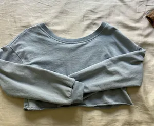 light blue crop top thumbnail 1