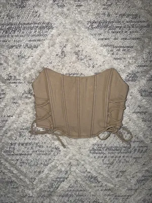Garage Tan Livia Lace-Up Corset thumbnail 2