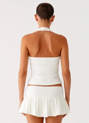 Peppermayo ruffle shell beaded mini skirt thumbnail 3
