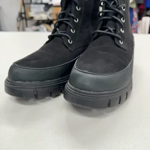 Merry Scott Black Lugg Sole Combat Lace Up Boots Fabric Womens 9 Goth Grunge thumbnail 6